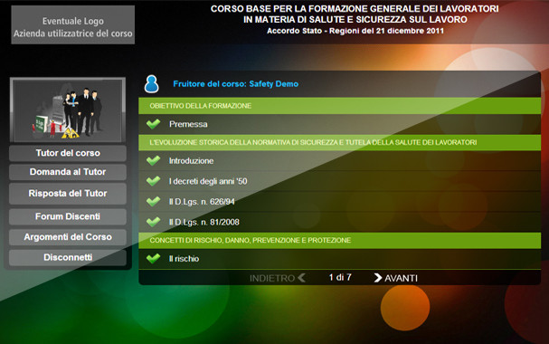 area corsi formazione